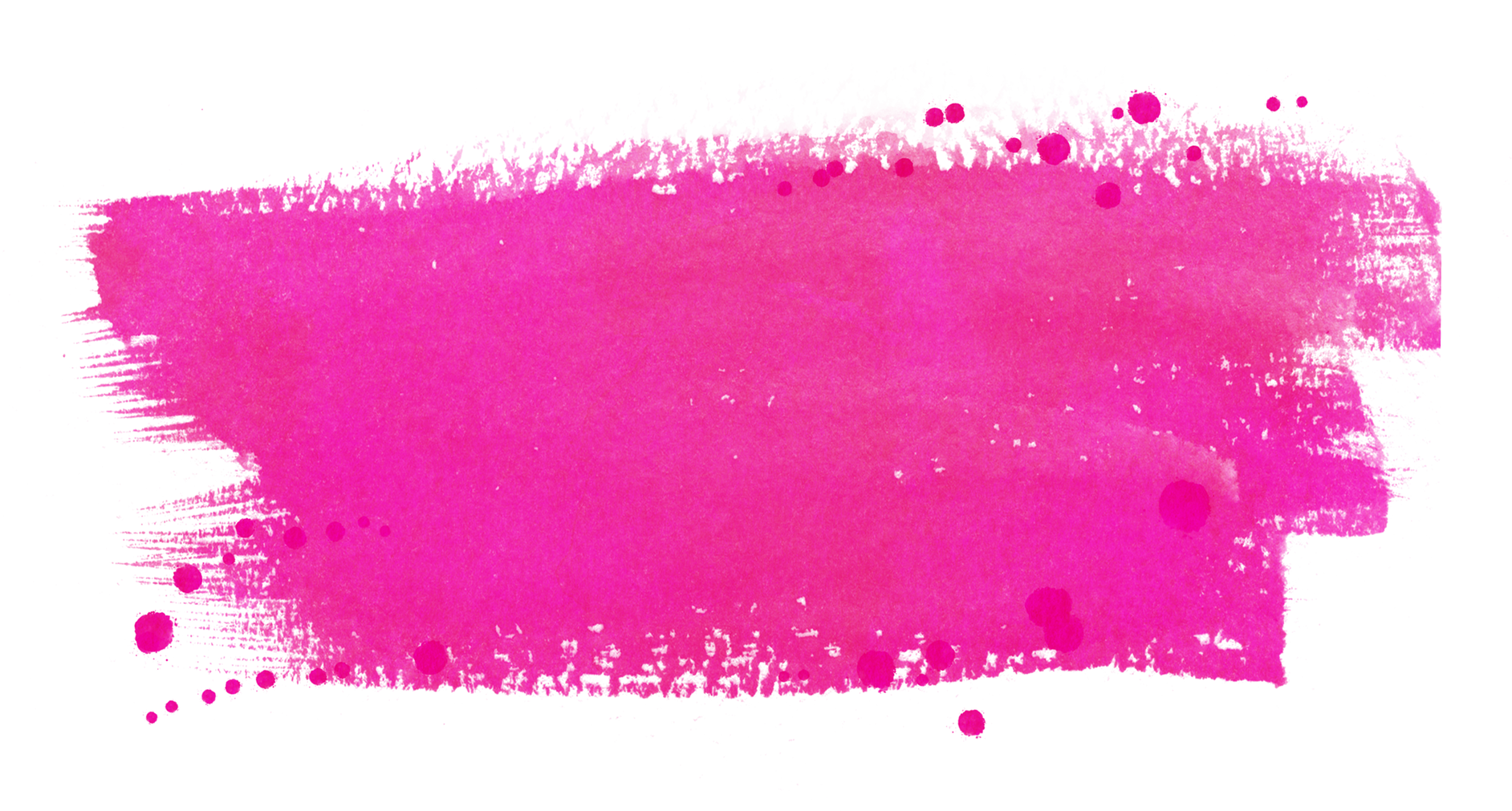 Pink Watercolor Brushstroke Banner